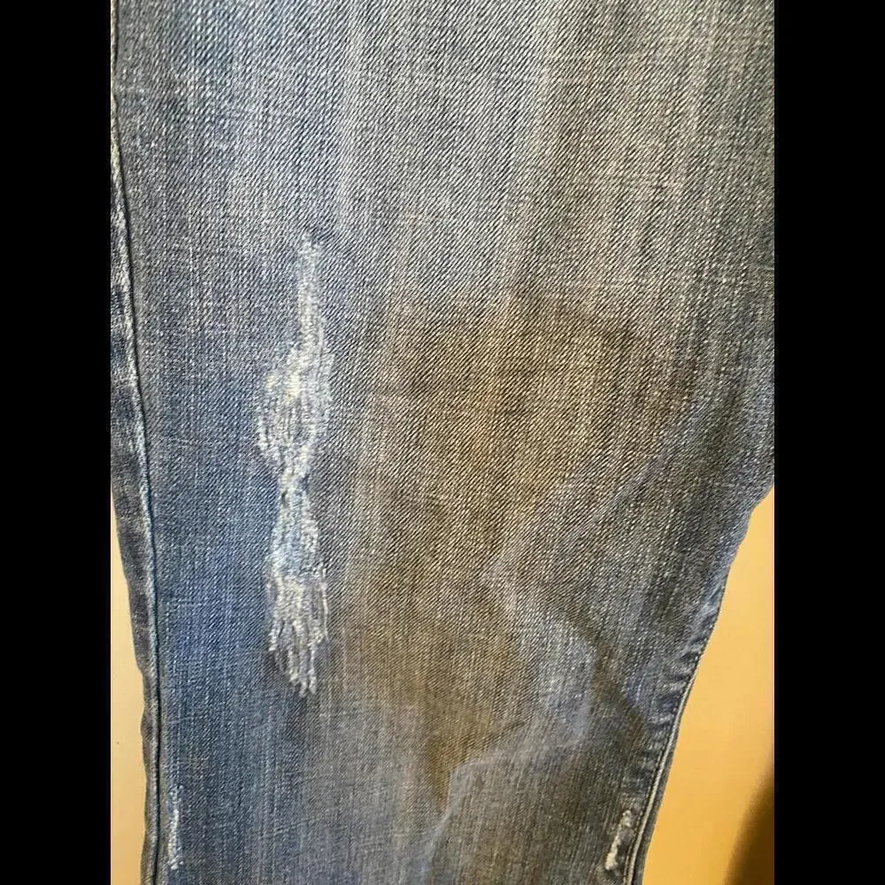 A.N.A Lightwash Destressed Bootcut Jeans Sz.12P